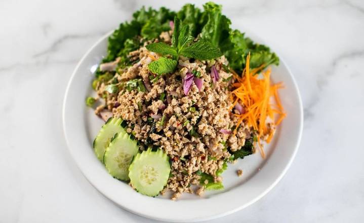 Order Larb Salad food online from Zato Thai Cuisine & Sushi Bar store, Dallas on bringmethat.com