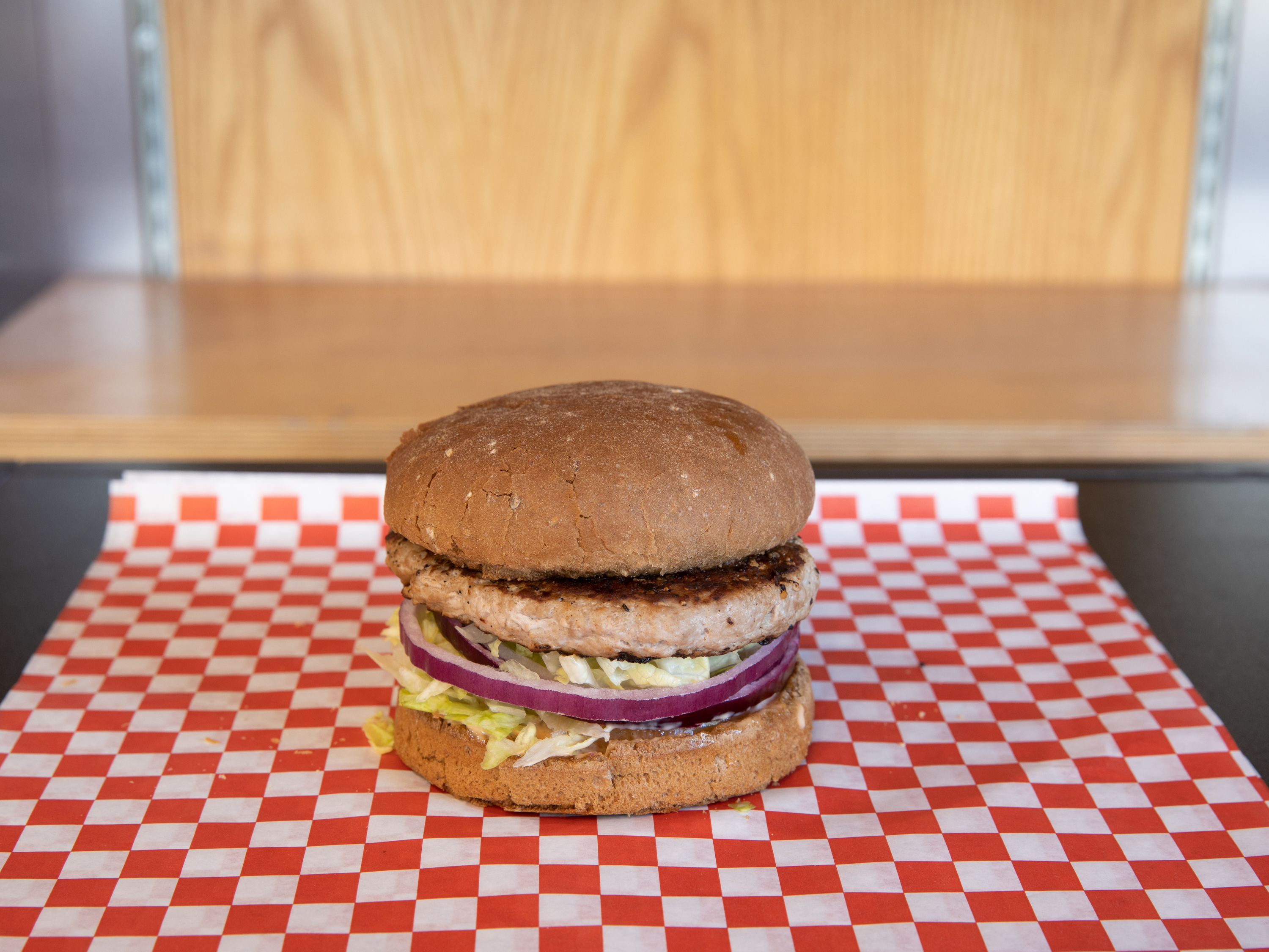 Order Turkey Burger food online from Bomburger store, Huntington Beach on bringmethat.com