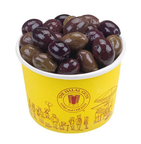 Order Side of Olives food online from The Halal Guys store, Houston on bringmethat.com