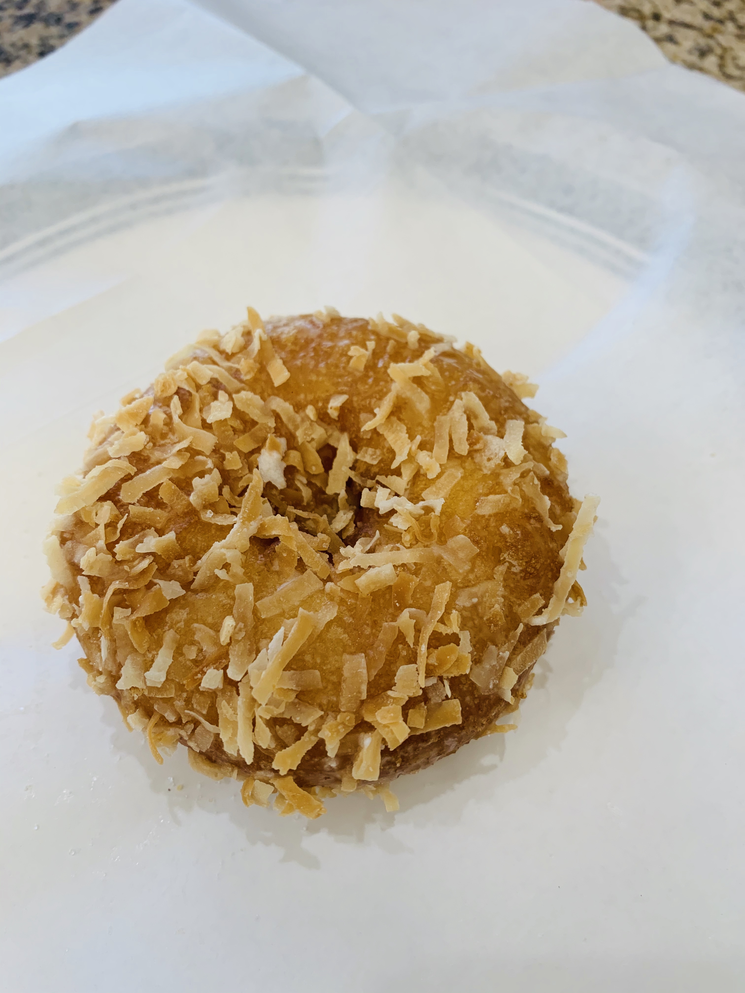 Order Toasted Coconut Donut food online from Bosa Donuts store, Surprise on bringmethat.com