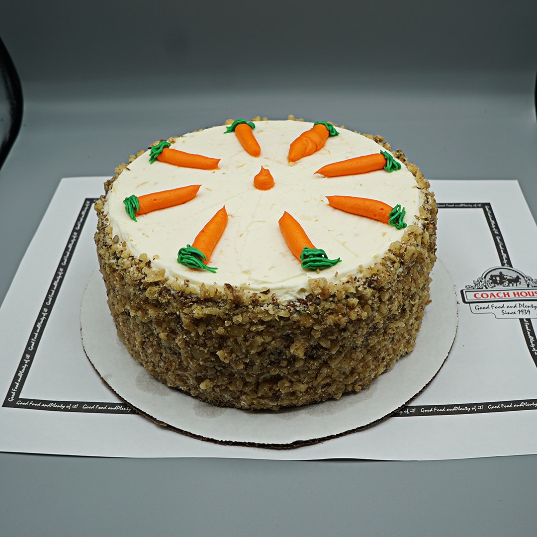 Order Whole Carrot Cake food online from Coach House Diner Restaurant store, North Bergen on bringmethat.com