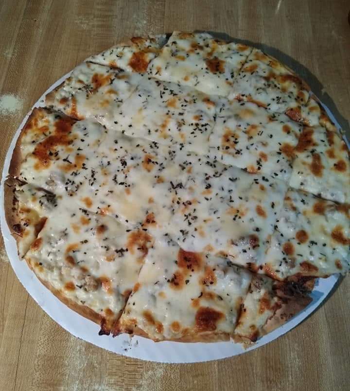 Order 12" Pizza with 2 Toppings food online from Famous City Billiards store, Creve Coeur on bringmethat.com