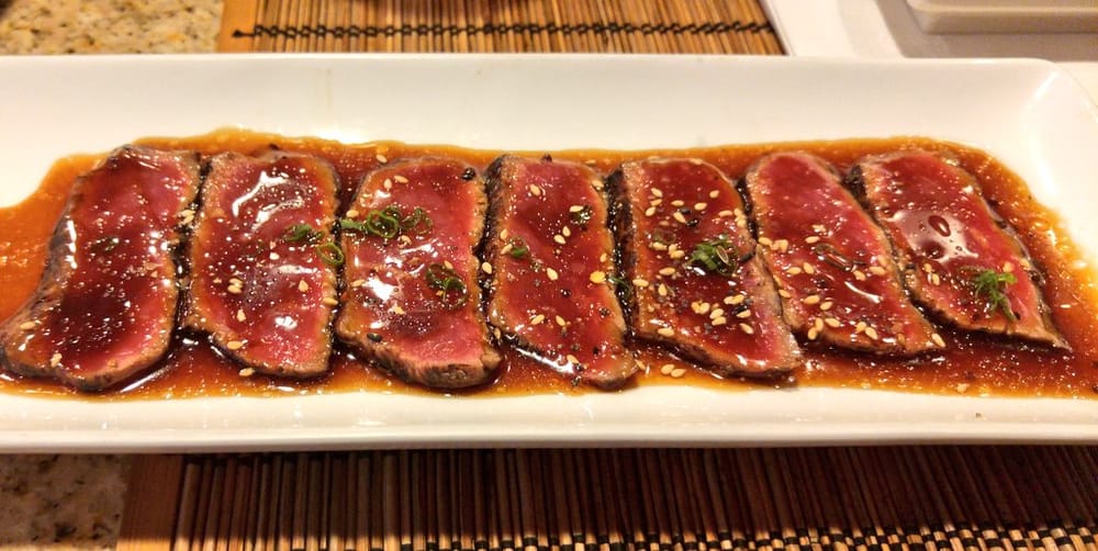 Order Beef Tataki food online from Sushi para japanese restaurant store, New York on bringmethat.com