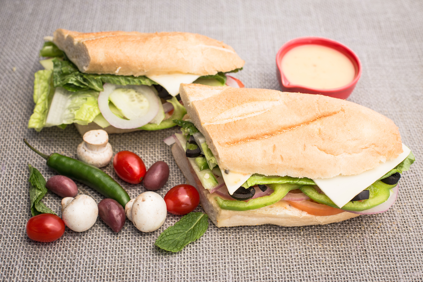 Order Cheese Veggie Sub food online from Golden Desserts store, Albany on bringmethat.com