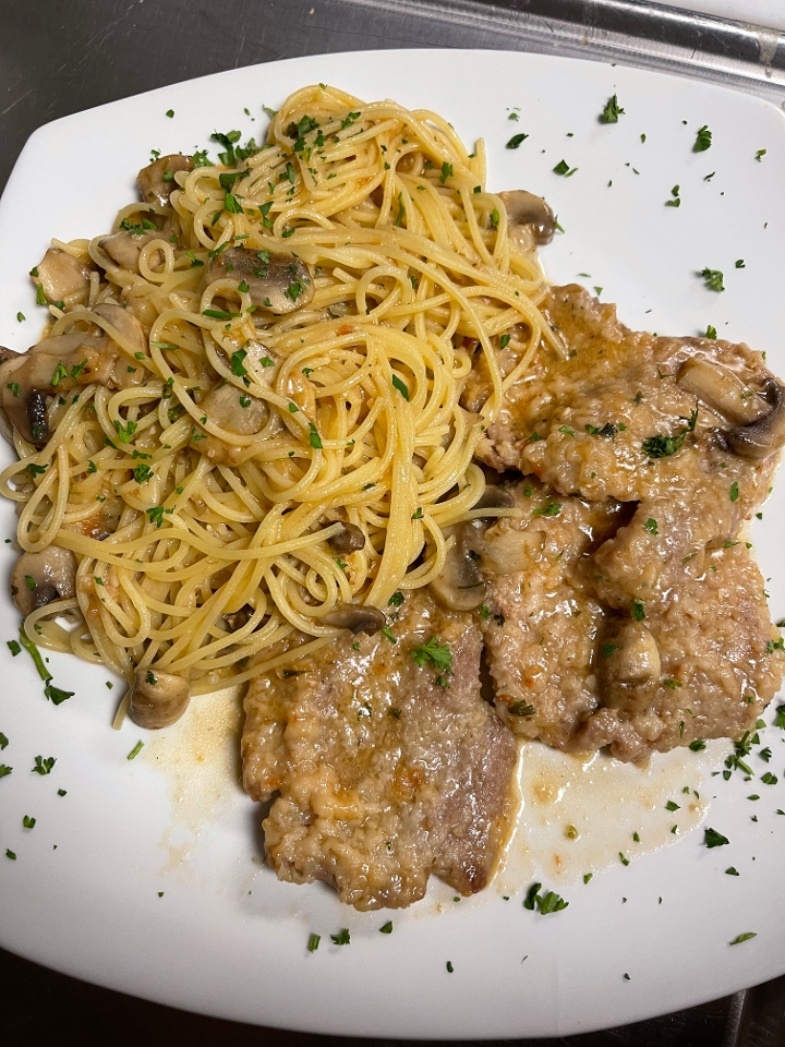 Order Veal Marsala food online from New York J and P Pizza store, Mount Airy on bringmethat.com