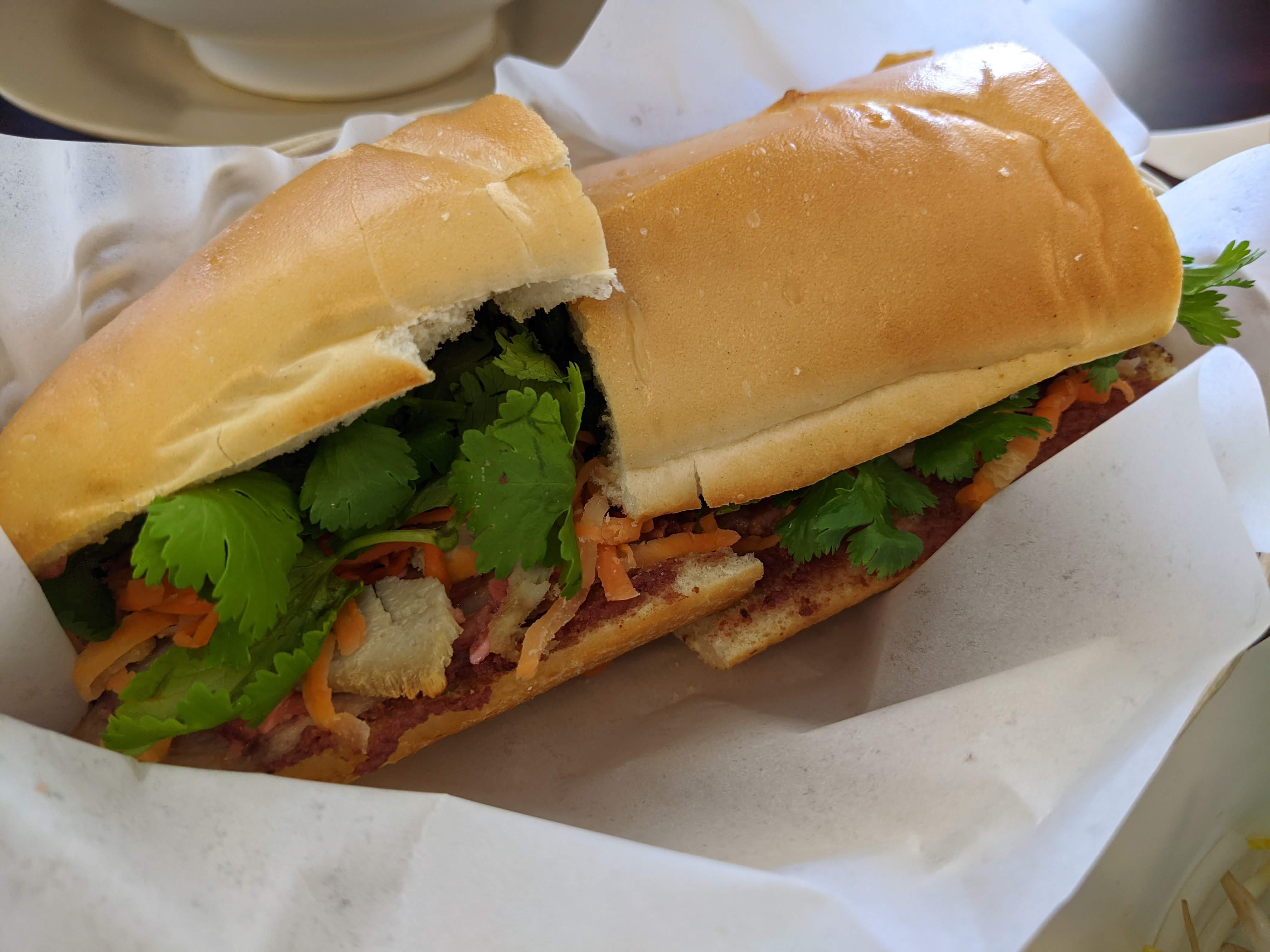 Order BM2. Special Vietnamese Sandwich food online from Pho Phong Lu'u store, Austin on bringmethat.com
