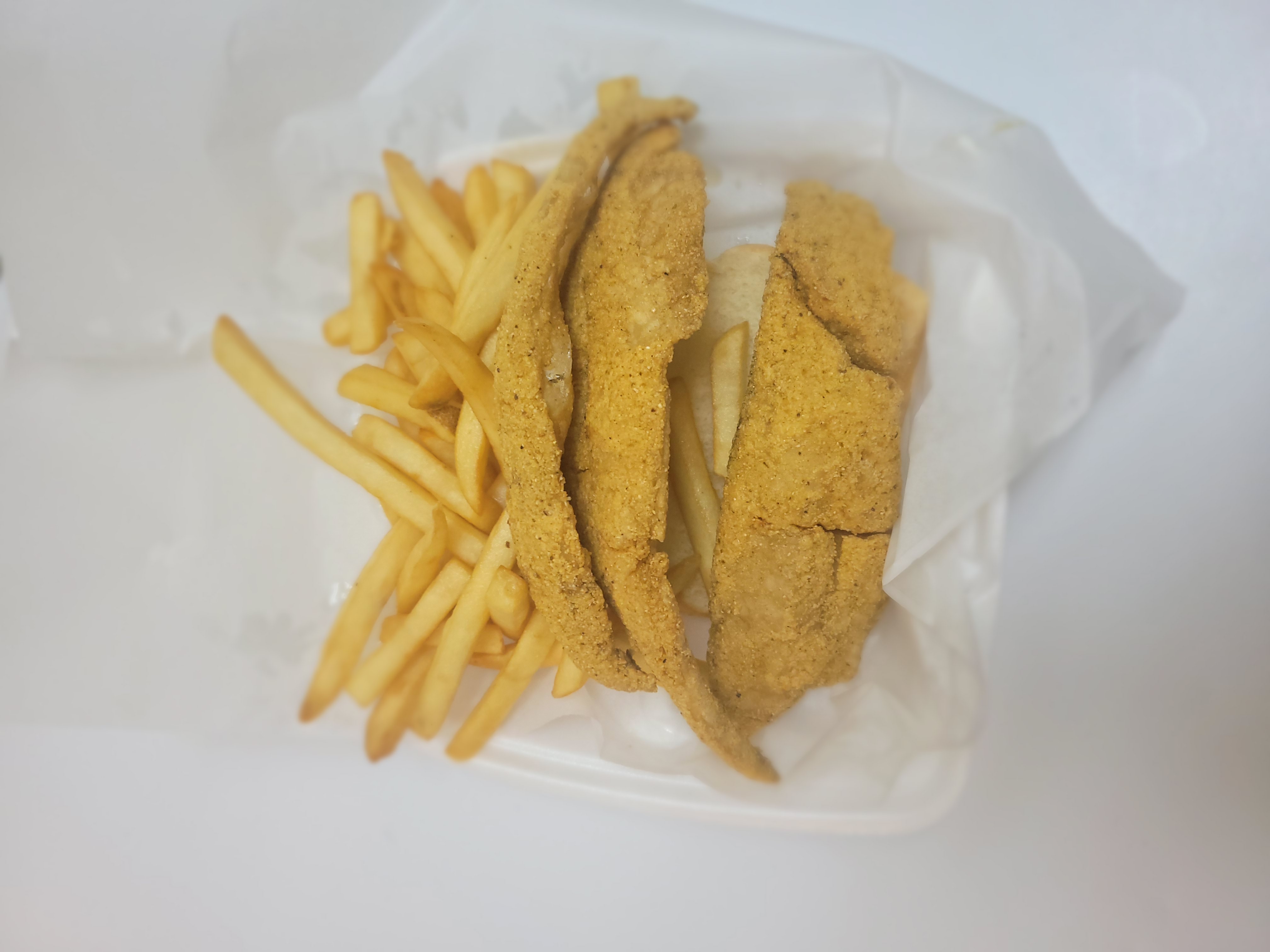 Order 14. Whiting Dinner food online from Hooks Fish & Chicken Plus store, Indianapolis on bringmethat.com