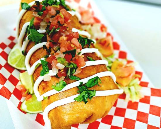 Order Chimichanga food online from Que Chilero store, Houston on bringmethat.com