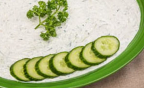 Order Cucumber Sauce - 4 ounces food online from Greek Fiesta store, Cary on bringmethat.com
