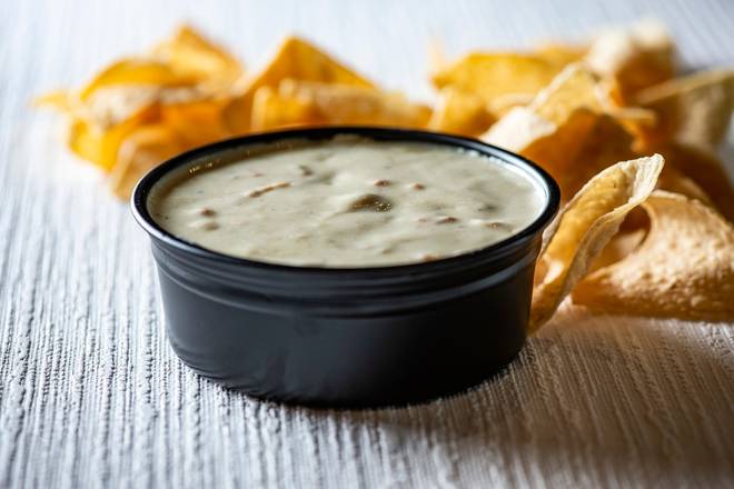 Order Chips & 8oz Queso Planta food online from Ori'Zaba's Scratch Mexican Grill store, Las Vegas on bringmethat.com