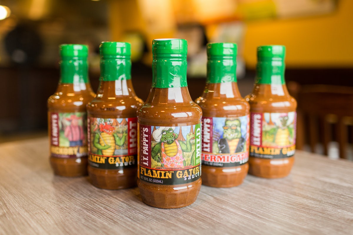 Order Bottle of JT Pappy's Gator Sauce food online from California Tortilla store, Bethesda on bringmethat.com