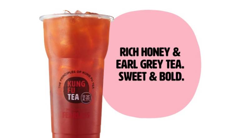 Order Honey Black Tea food online from Kung Fu Tea store, Media on bringmethat.com