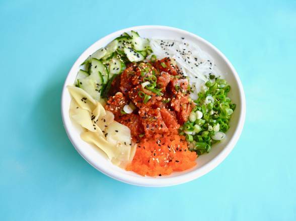 Order Spicy Tuna Bowl food online from Just Poke store, Mill Creek on bringmethat.com