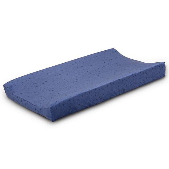 Order The Peanutshell™ Moonlight Blue Changing Pad Cover in Navy/Black food online from Buybuy Baby store, Henrietta on bringmethat.com