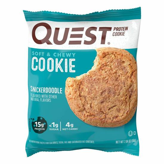 Order Quest Protein Cookie - Snickerdoodle food online from IV Deli Mart store, Goleta on bringmethat.com