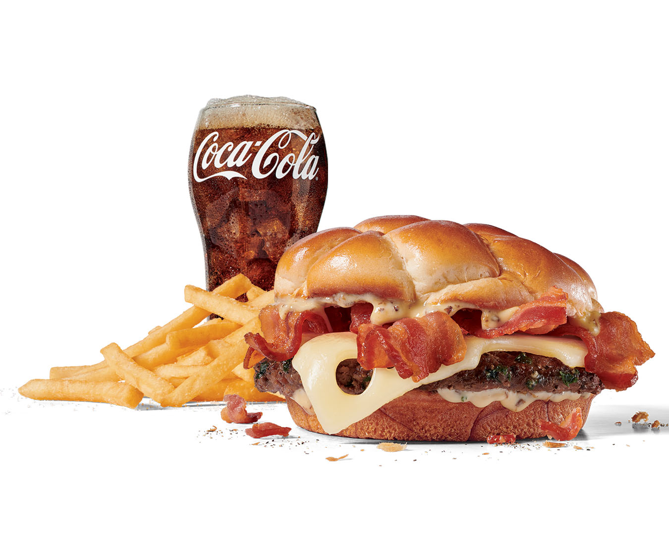Order Large Bacon & Swiss Buttery Jack® Combo food online from Jack In The Box store, El Monte on bringmethat.com