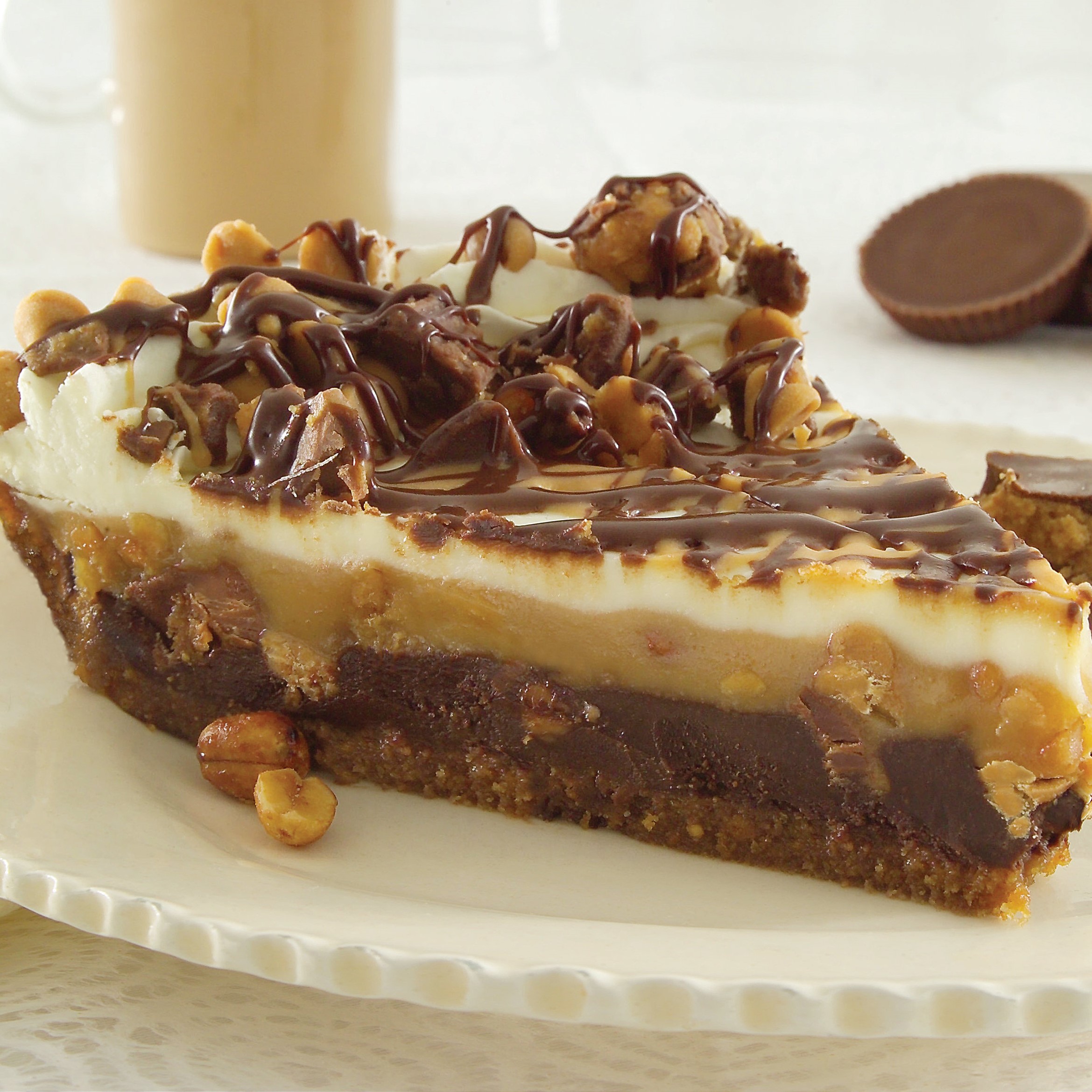 Order Reese's Chocolate Peanut Butter Pie food online from Spaghetti Warehouse store, Syracuse on bringmethat.com