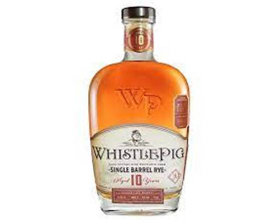 Order WHISTLEPIG Single Barrel RYE 10 YR 750ML 57.5% food online from Pacific Liquor Market store, Bell Gardens on bringmethat.com