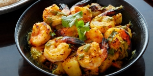 Order Tandoori Shrimp food online from Tiffin Indian Cuisine Wynnewood store, Wynnewood on bringmethat.com
