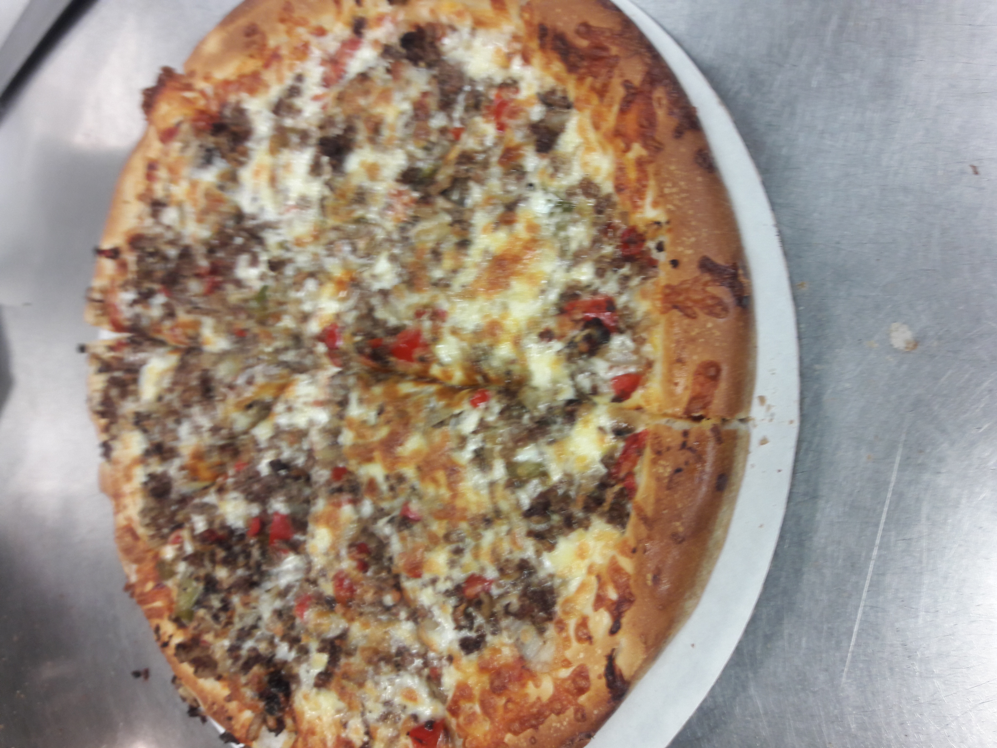 Order Steak Bomb Pizza food online from D&D Pizza & Subs store, Watertown on bringmethat.com