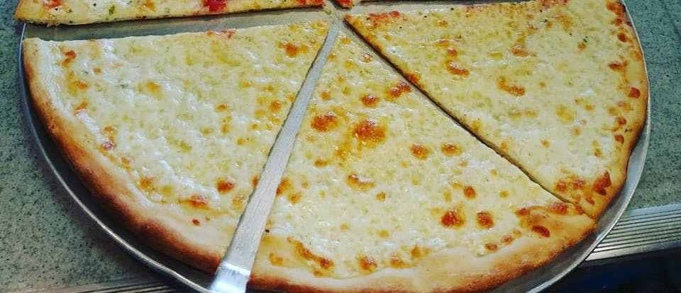 Order White Pizza - Small 12" food online from Yordana Pizza Ii store, Fairless Hills on bringmethat.com