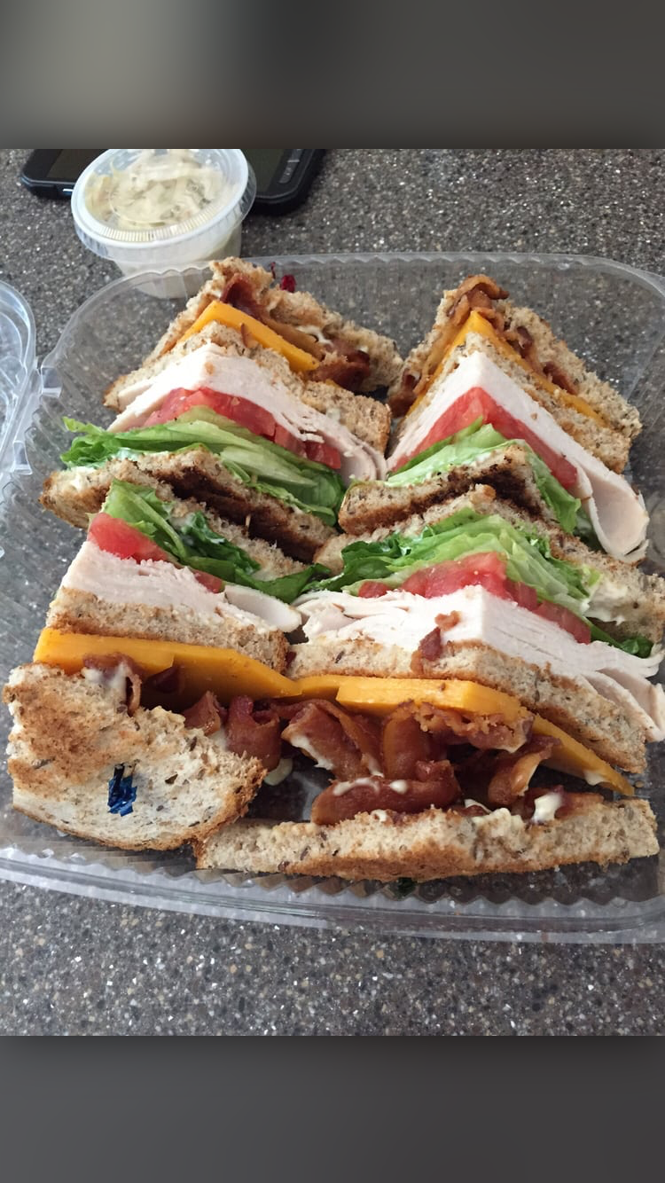 Order 11. Triple Decker Club Sandwich food online from Eggty 8 Cafe store, Fort Lee on bringmethat.com