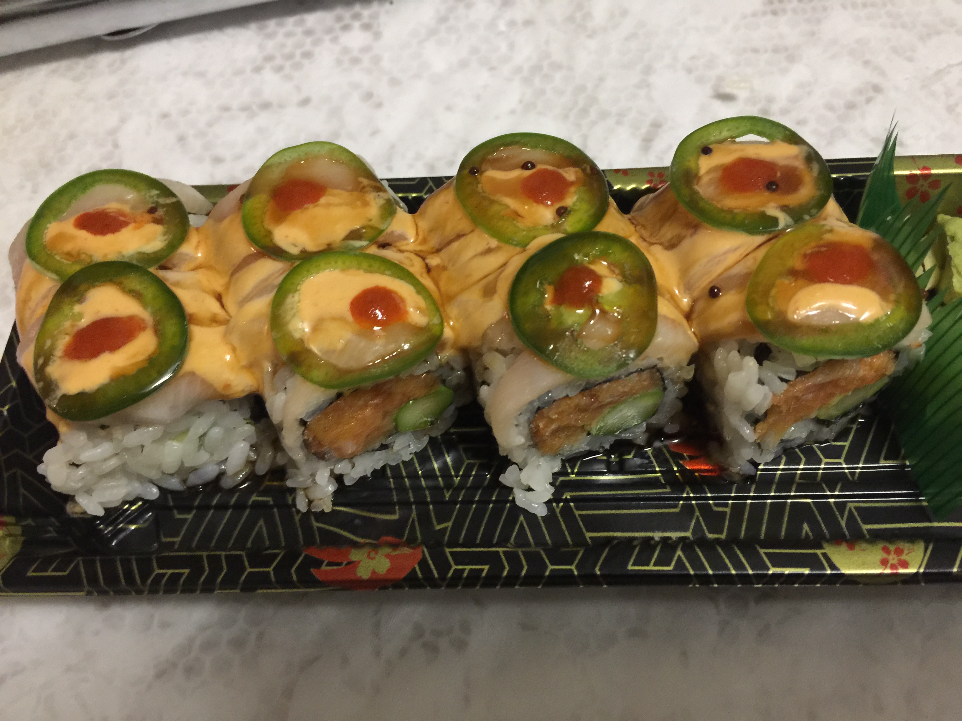 Order Out of Control Roll food online from Oishi Sushi store, Hackensack on bringmethat.com