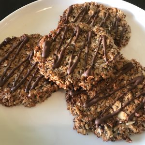 Order Large Coco-Chia Protein Cookie  food online from Health Prep Meals store, Weslaco on bringmethat.com