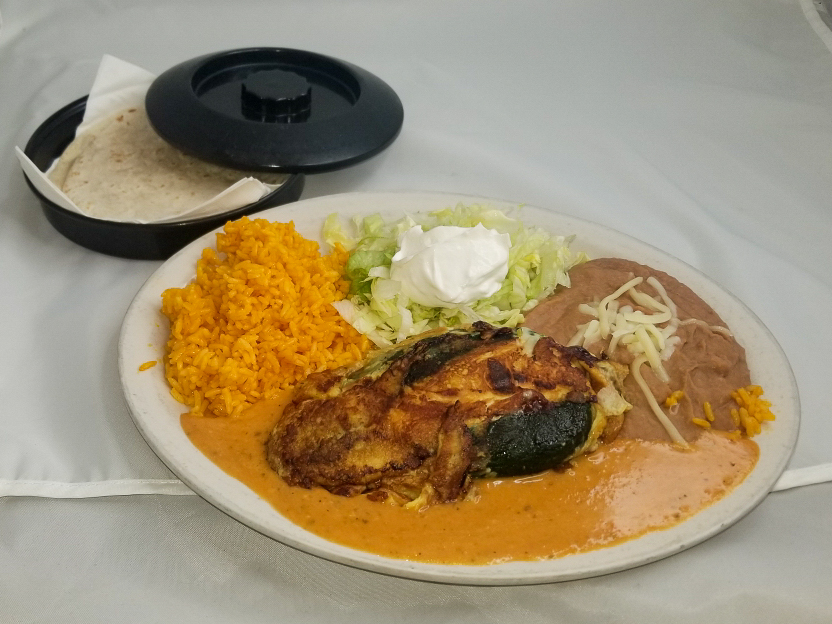 Order Chiles Rellenos food online from Tamales store, Highland Park on bringmethat.com
