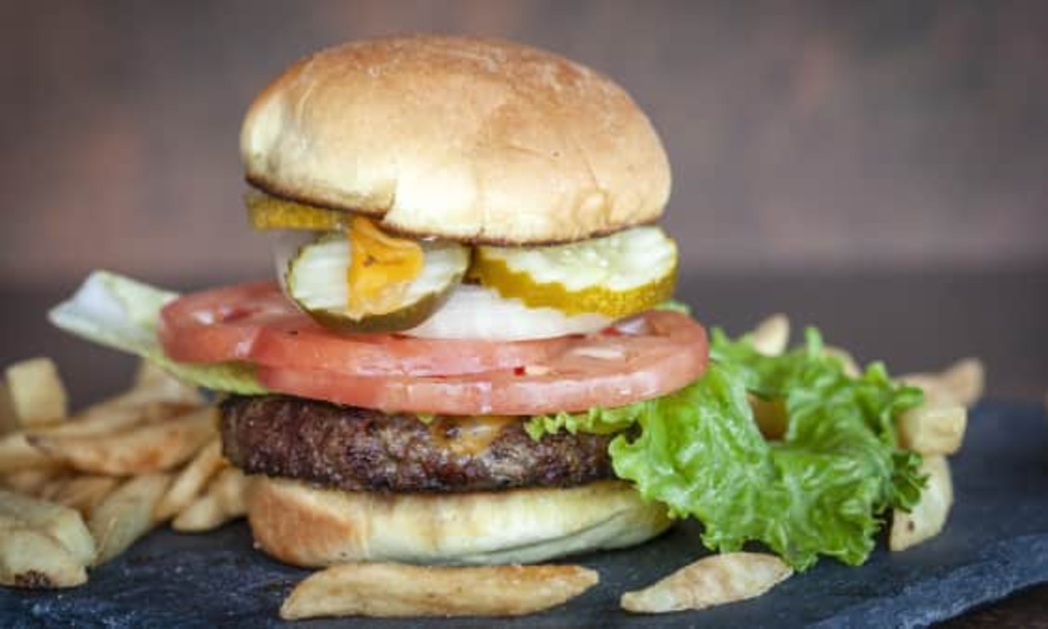 Order Bison Burger food online from The Post Sports Bar & Grill store, Creve Coeur on bringmethat.com