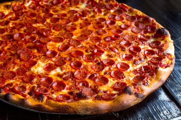 Order Pepperoni Pizza - Large food online from Artichoke Basille's Pizza store, New York on bringmethat.com