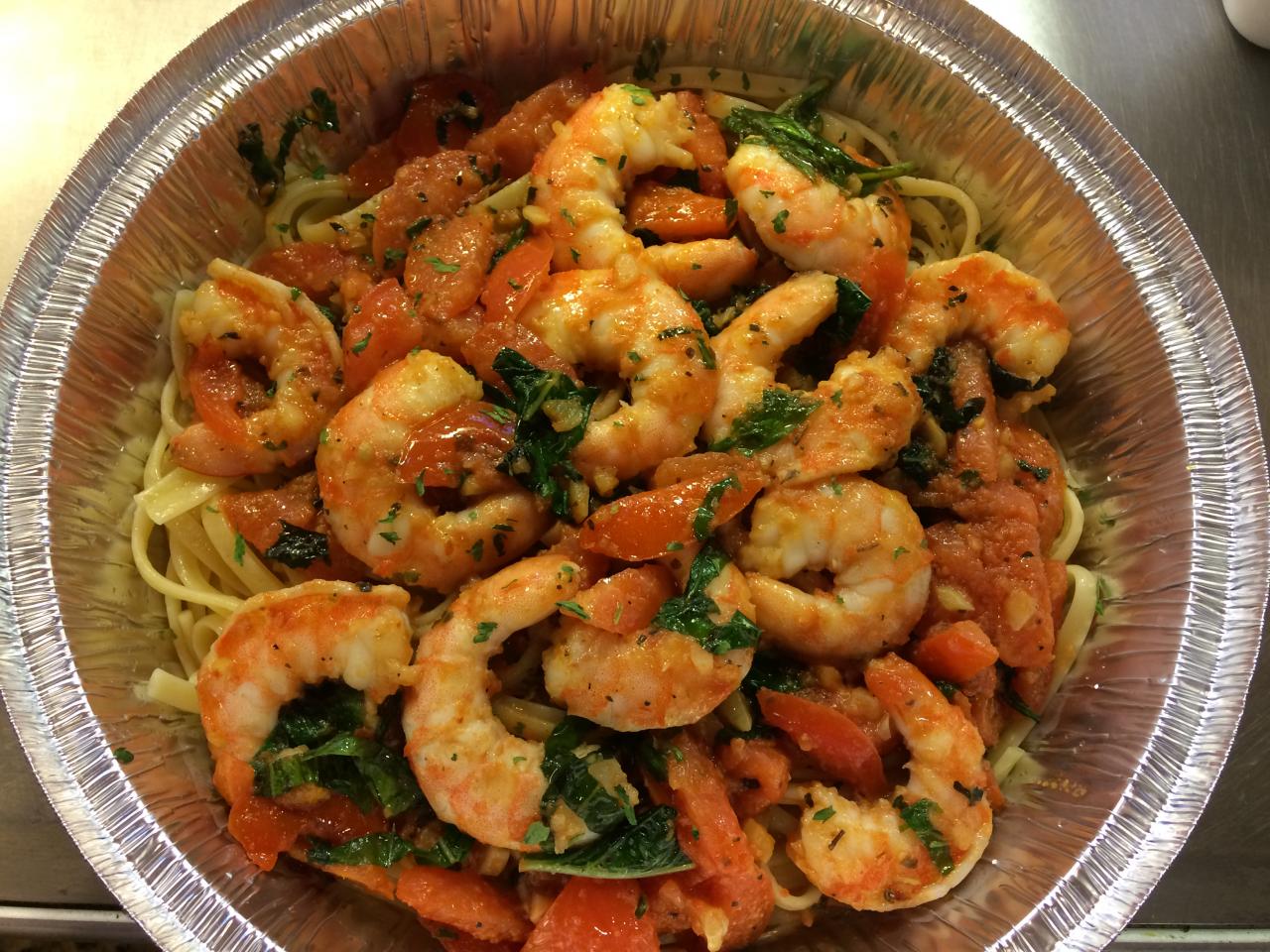 Order Shrimp Scampi food online from Villa Italian store, Greensboro on bringmethat.com