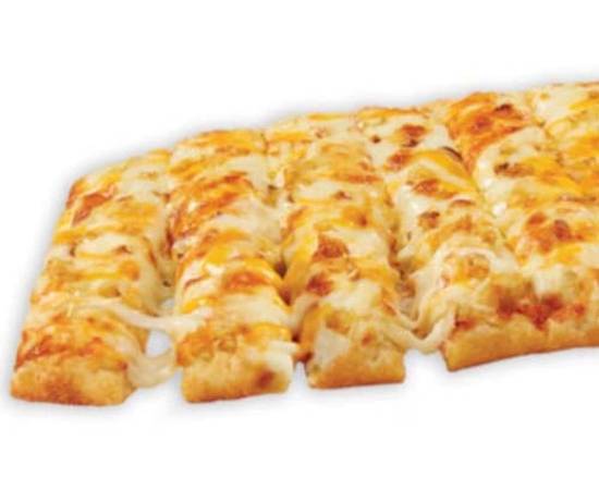 Order Triple 3-Cheese Garlicstix Topperstix food online from Toppers Pizza store, Fort Worth on bringmethat.com