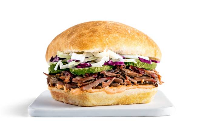 Order BBQ BRISKET SANDWICH food online from Cafe Zupas store, Maple Grove on bringmethat.com