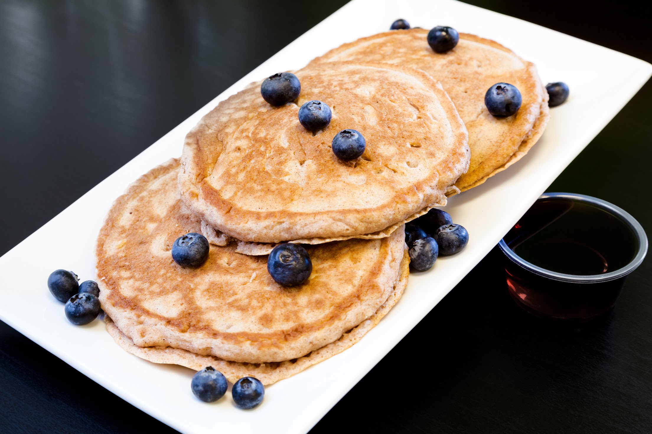 Order Blueberry Pancakes food online from Brazilian Muscle Bowls store, Bakersfield on bringmethat.com