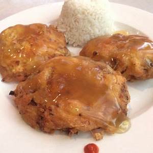 Order 33. House Special Egg Foo Young food online from CHINA JOY 81 store, Jacksonville on bringmethat.com