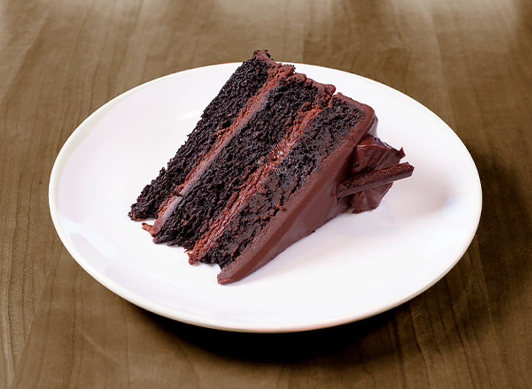 Order Ultimate Chocolate Cake Slice food online from The Wildflower Bread Company store, Tempe on bringmethat.com