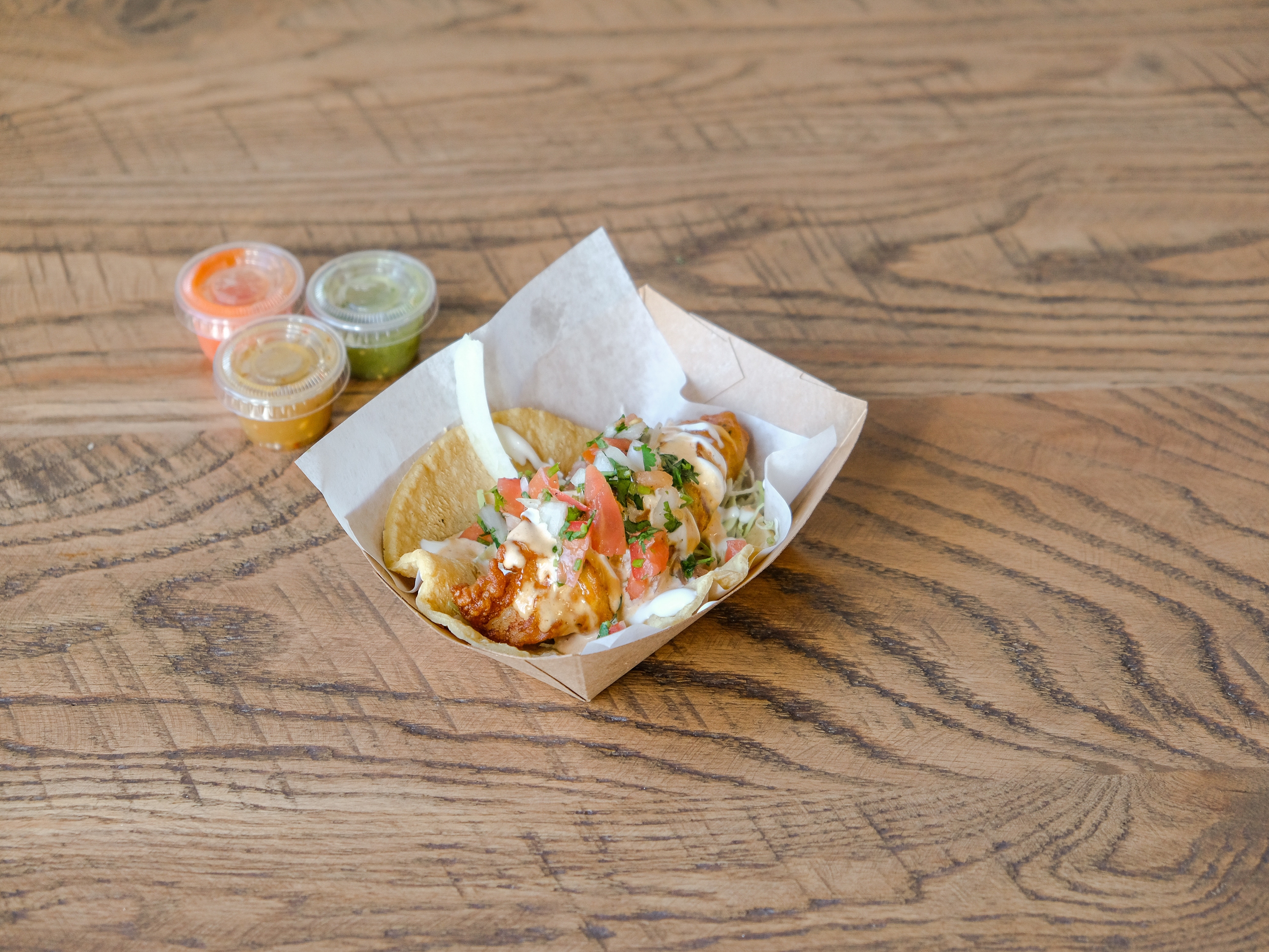 Order Fish Taco food online from Taco Lounge store, Chula Vista on bringmethat.com
