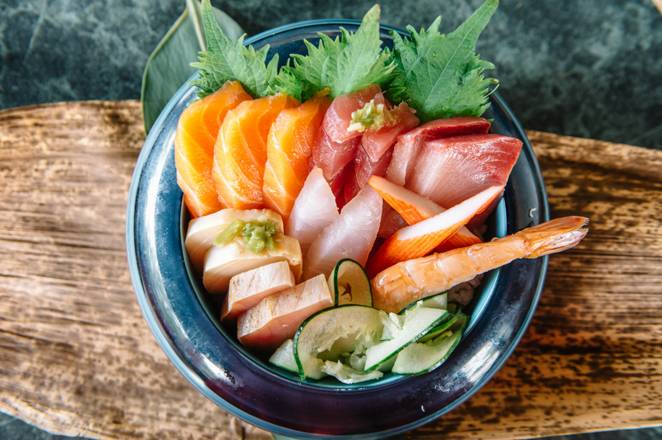 Order Chirashi food online from Tsunami Japanese Restaurant store, North Charleston on bringmethat.com