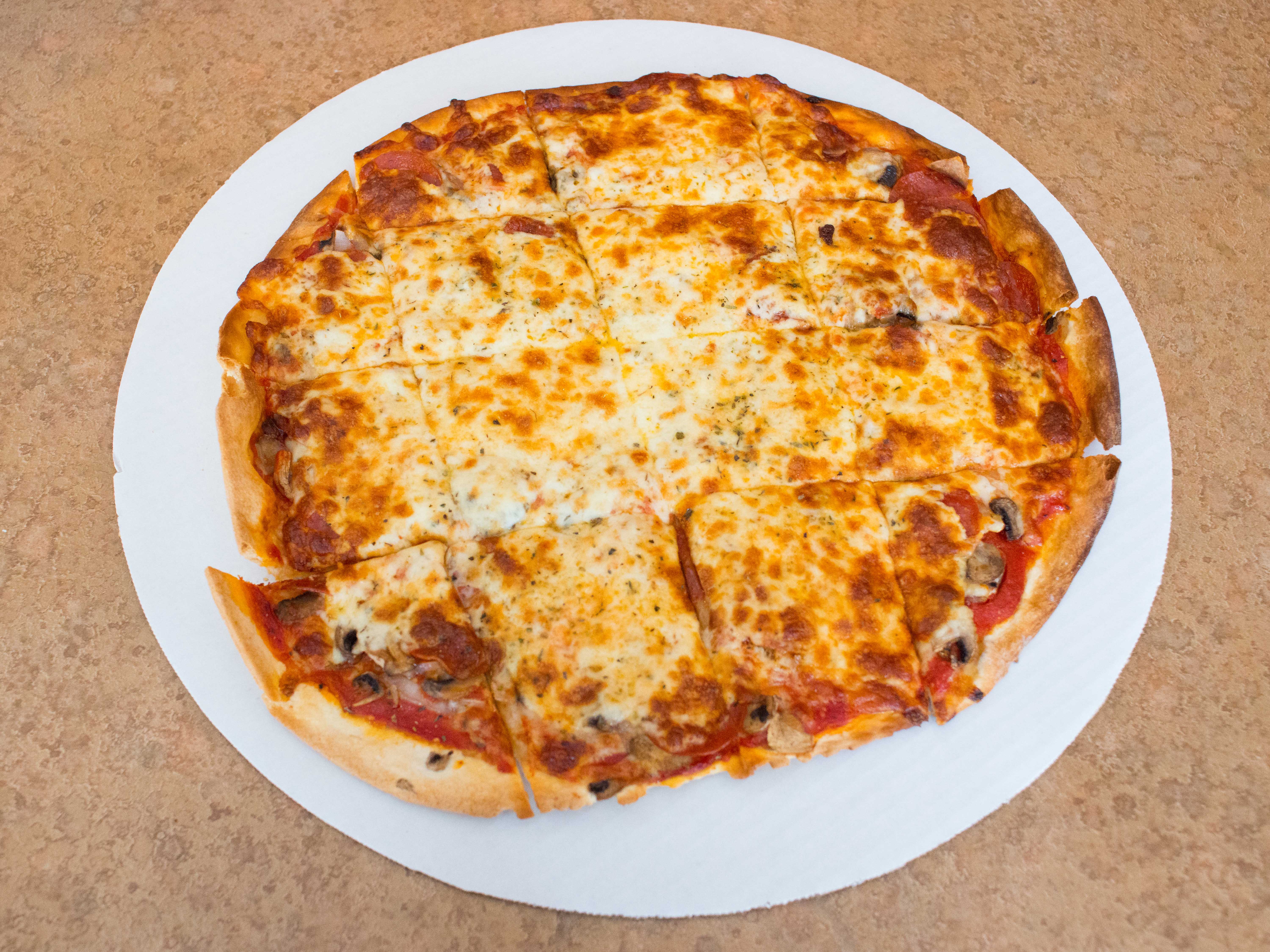 Order Traditional Thin Crust Pizza food online from Rosati's Pizza store, Channahon on bringmethat.com