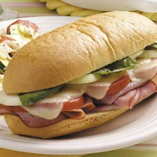 Order Turkey & Cheese Submarine Sandwich food online from NY Pizza Baby - Apopka store, Apopka on bringmethat.com