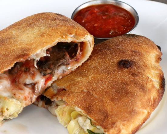 Order Five cheese Veggie Calzone food online from Zpizza store, San Diego on bringmethat.com