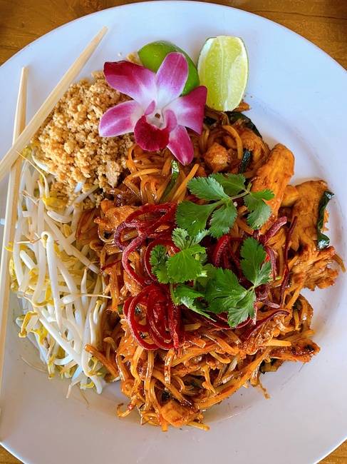 Order L Pad Thai food online from Aloy Modern Thai store, Denver on bringmethat.com