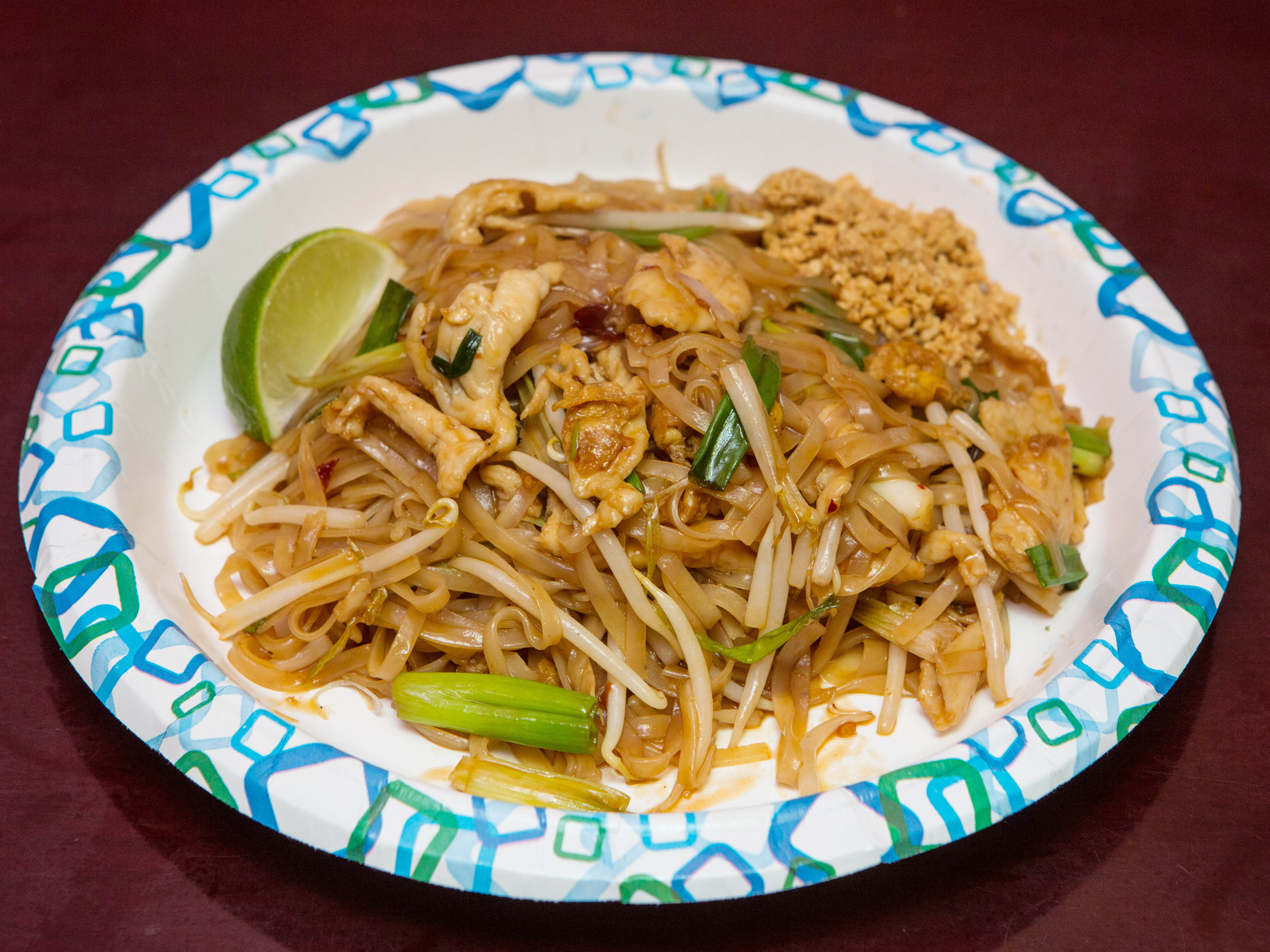 Order T3. Chicken Pad Thai food online from Asian Garden store, Woodhaven on bringmethat.com
