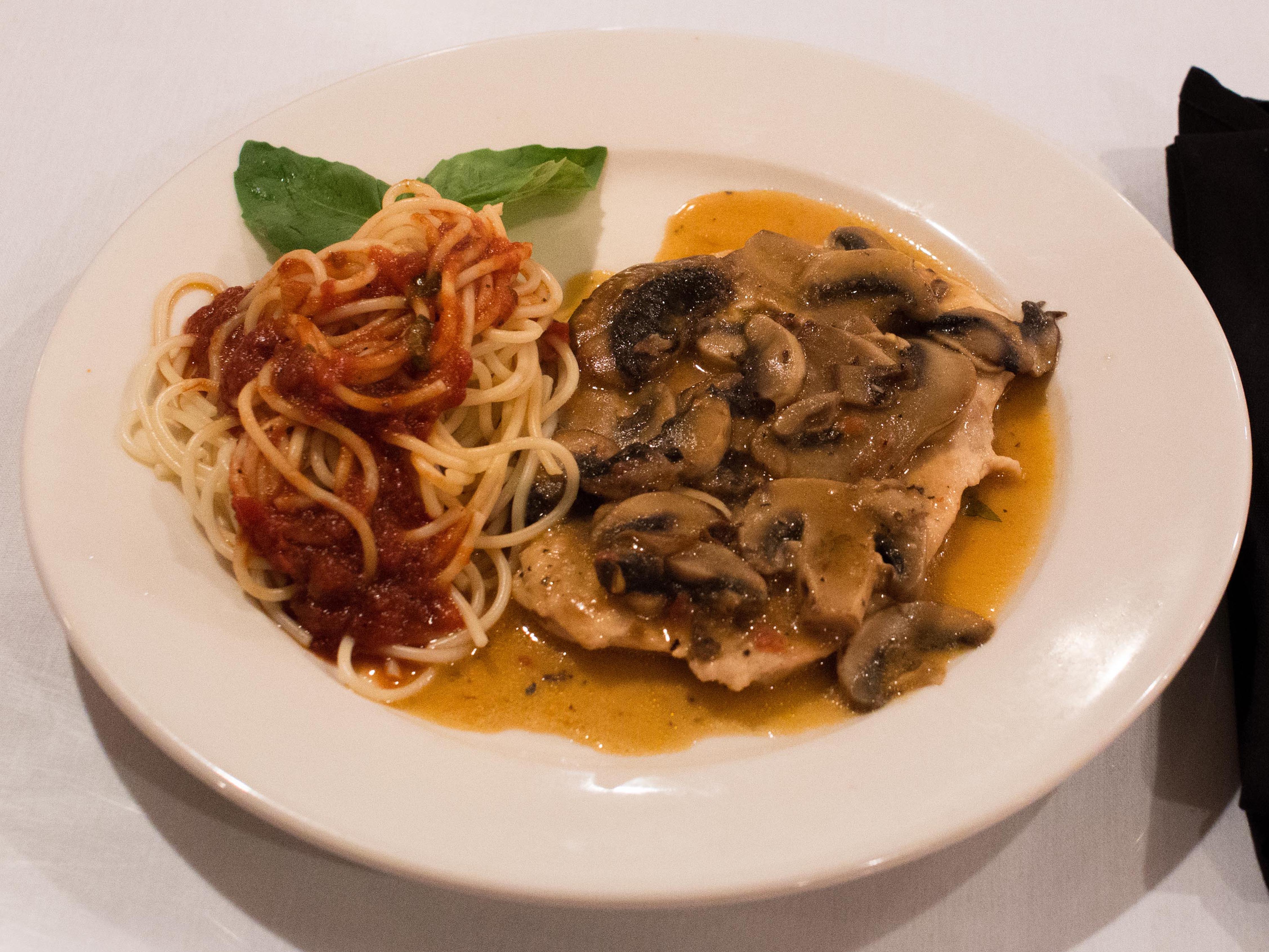 Order Chicken Marsala food online from Cafe Amore store, Richardson on bringmethat.com