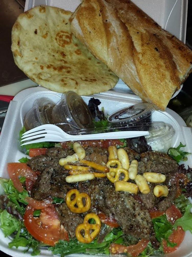Order Steak Salad food online from Johnny's Wee-Nee Wagon store, Markham on bringmethat.com