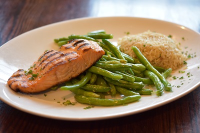 Order Simply Grilled Salmon food online from Maggie Mcflys Restaurant store, Southbury on bringmethat.com