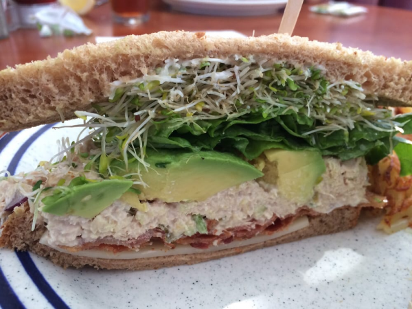Order Tuna Salad Sandwich food online from Dinahs Family Restaurant store, Los Angeles on bringmethat.com