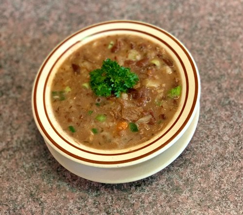 Order Red Peas Beef Soup food online from Caribbean Delight store, Omaha on bringmethat.com