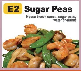 Order E2. Sugar Peas food online from Asian Pot Express store, Lewisville on bringmethat.com